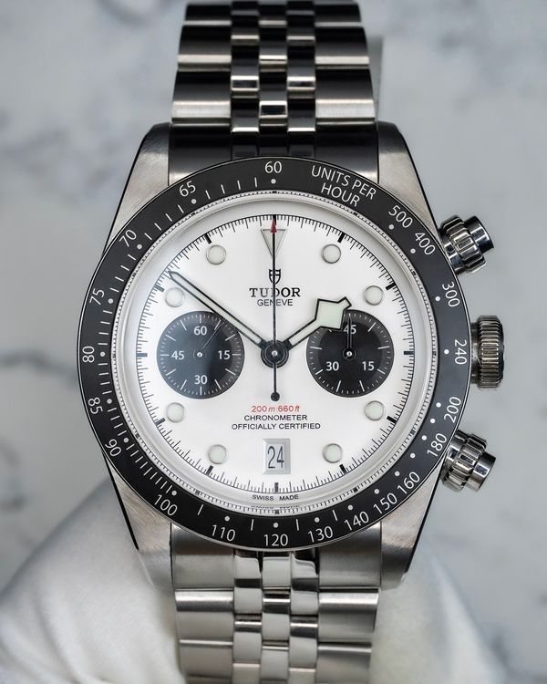 2025 Tudor Black Bay Chrono "Panda" 41MM White Dial Steel Bracelet (79360N)