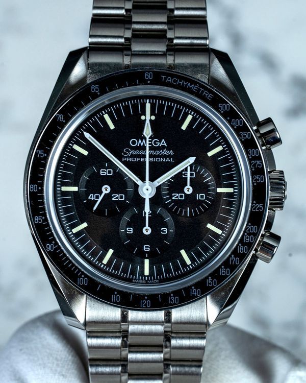 2023 Omega Speedmaster Professional Moonwatch 42MM Black Dial Steel Bracelet (310.30.42.50.01.002)