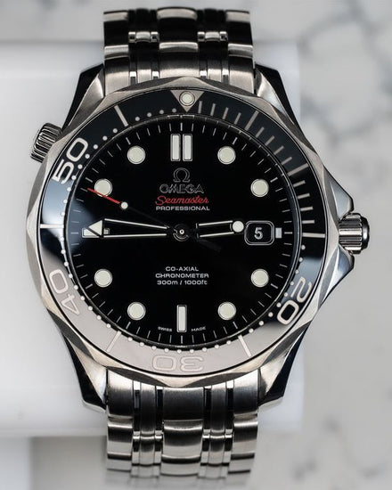 2019 Omega Seamaster Diver 300M 41MM Black Dial Steel Bracelet (212.30.41.20.01.003)