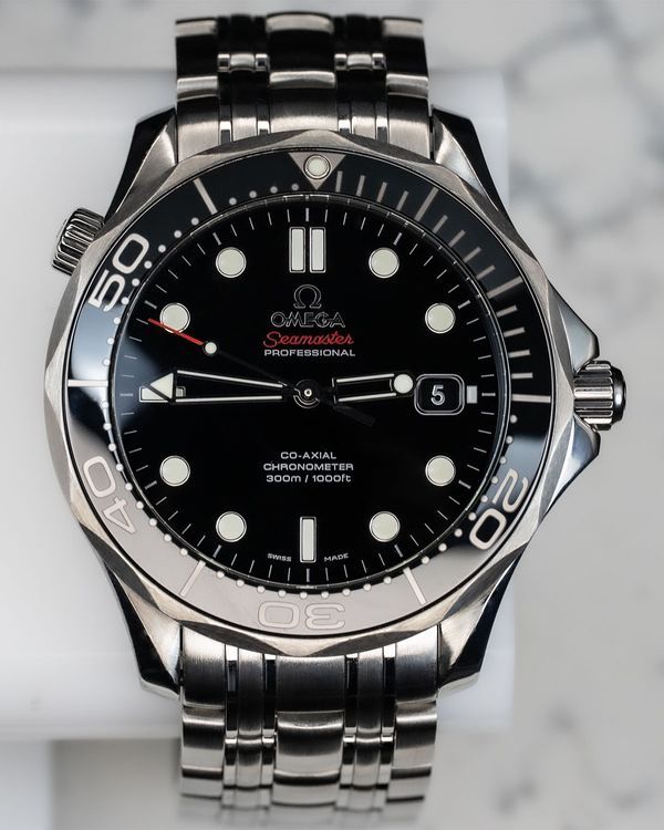 2019 Omega Seamaster Diver 300M 41MM Black Dial Steel Bracelet (212.30.41.20.01.003)