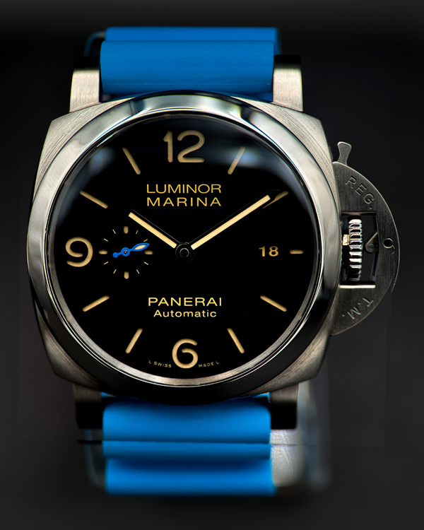 Panerai Luminor Marina 1950 3 Days 44MM Black Dial Rubber Strap (PAM01312)
