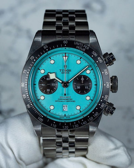 2025 Tudor Black Bay Chrono 41MM Blue "Flamingo" Dial Steel Bracelet (79360N)