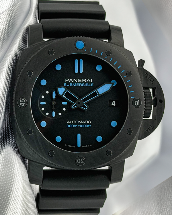 2020 Panerai Submersible 42MM Black Dial Rubber Strap (PAM00960)