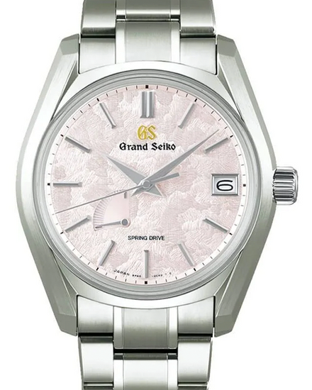 2026 Grand Seiko Heritage Collection "Shunbun" 40MM Pink Dial Titanium Bracelet (SBGA443)