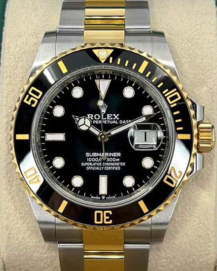 No Reserve - 2026 Rolex Submariner Date 41MM Black Dial Two-Tone Oyster Bracelet (126613LN)