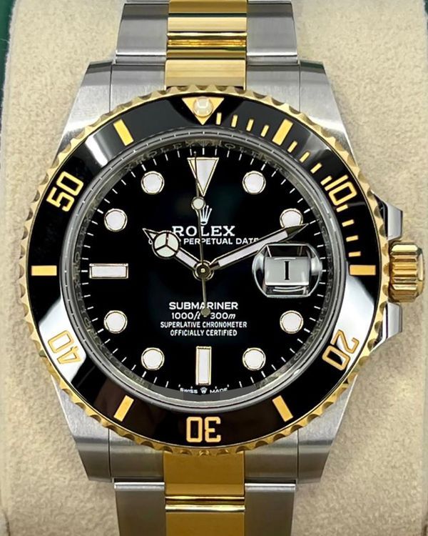 No Reserve - 2026 Rolex Submariner Date 41MM Black Dial Two-Tone Oyster Bracelet (126613LN)