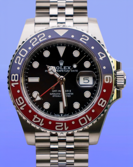 No Reserve - 2026 Rolex GMT-Master II "Pepsi" 40MM Black Dial Jubilee Bracelet (126710BLRO)