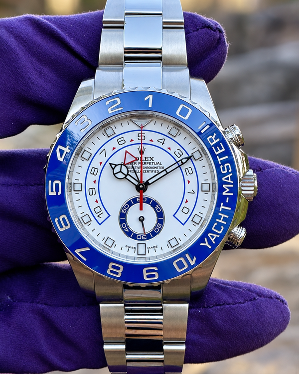 Rolex Yacht-Master II 44MM White Dial Oyster Bracelet (116680)