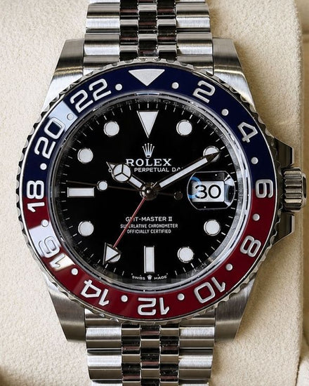 No Reserve - 2026 Rolex GMT-Master II "Pepsi" 40MM Black Dial Jubilee Bracelet (126710BLRO)