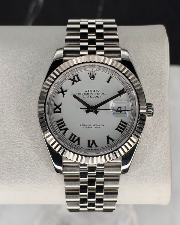 2024 Rolex Datejust 41MM White Dial Jubilee Bracelet (126334)