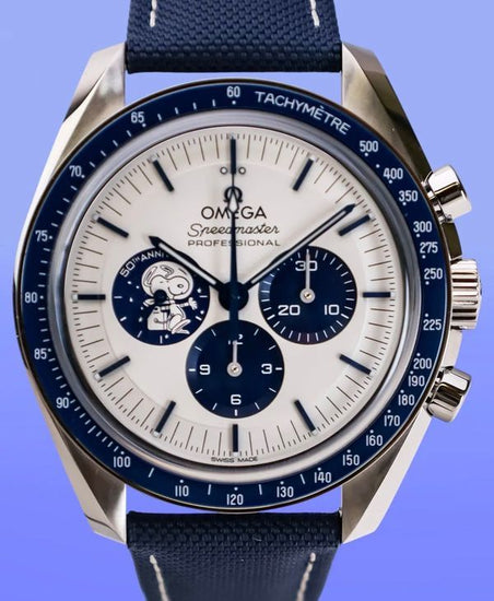 No Reserve - 2026 Omega Speedmaster Anniversary Series “Silver Snoopy Award” 42MM Silver Dial Textile Strap (310.32.42.50.02.001)
