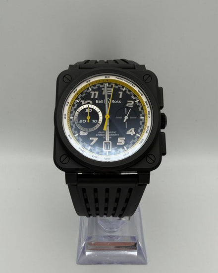 2024 Bell & Ross BR 03 Chrono L.E. 42MM Black Dial Rubber Strap (BR0394-RS20/SRB)