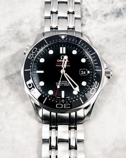 No Reserve - 2023 Omega Seamaster Diver 300M 41MM Black Dial Steel Bracelet (212.30.41.20.01.003)