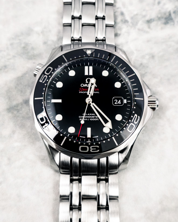 No Reserve - 2023 Omega Seamaster Diver 300M 41MM Black Dial Steel Bracelet (212.30.41.20.01.003)