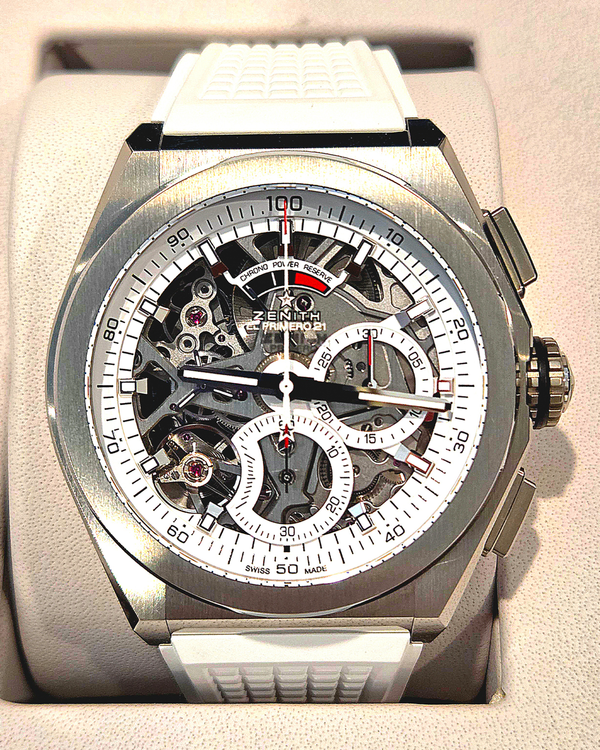 2025 Zenith Defy El Primero 21 Japan L.E. 44MM Skeleton Dial Rubber Strap (95.9003.9004/78.R783)
