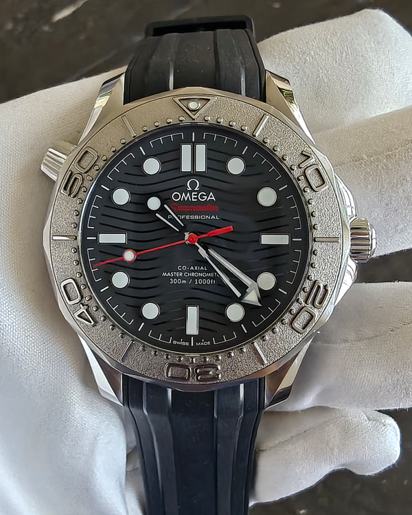 2026 Omega Seamaster Diver 300M "Nekton Edition" 42MM Black Dial Rubber Strap (210.32.42.20.01.002)