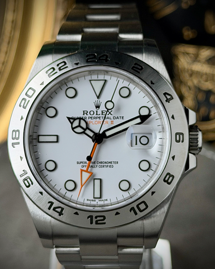 2017 Rolex Explorer II "Polar" 42MM White Dial Oyster Bracelet (216570)