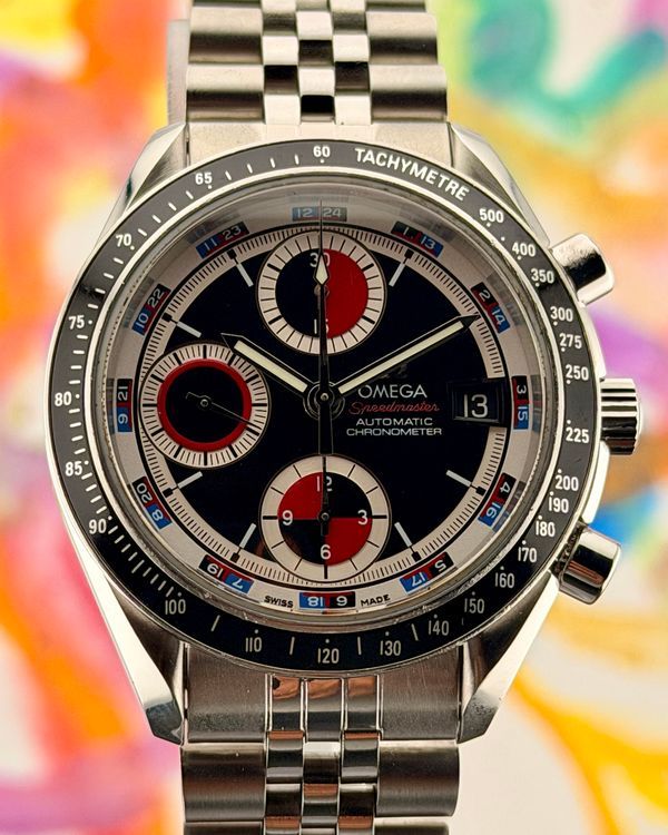 Omega Speedmaster Date 40MM Black Dial Aftermarket Steel Bracelet (3210.52.00)