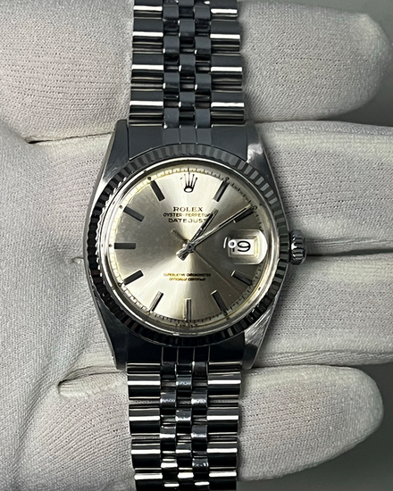 1966 Rolex Datejust 36MM Silver Dial Jubilee Bracelet (1601)