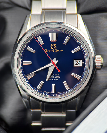 2021 Grand Seiko Heritage "60th Anniversary" L.E. 40MM Blue Dial Steel Bracelet (SLGH003)