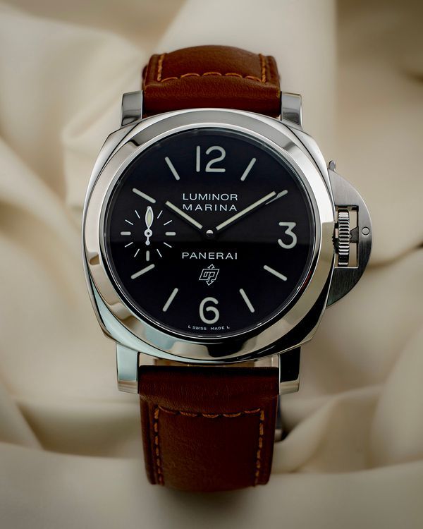 2016 Panerai Luminor Marina 44MM Black Dial Leather Strap (PAM00005)