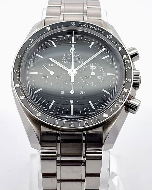 2021 Omega Speedmaster Professional Moonwatch 42MM Black Dial Steel Bracelet (311.33.42.30.01.001)