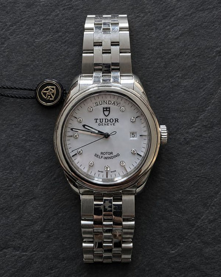 2015 Tudor Glamour 39MM White Dial Steel Bracelet (56000)