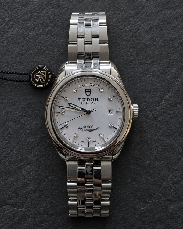 No Reserve - 2015 Tudor Glamour 39MM White Dial Steel Bracelet (56000)