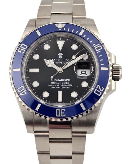 2024 Rolex Submariner Date "Cookie Monster" 41MM Black Dial White Gold Oyster Bracelet (126619LB)