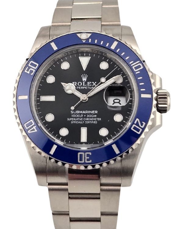 2024 Rolex Submariner Date "Cookie Monster" 41MM Black Dial White Gold Oyster Bracelet (126619LB)