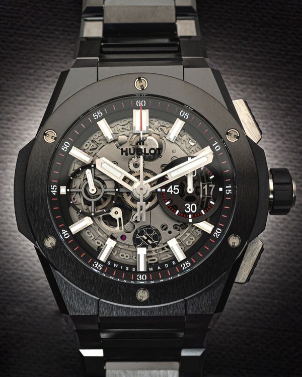 No Reserve - 2026 Hublot Big Bang Integrated Black Magic 42MM Skeleton Dial Ceramic Bracelet (451.CX.1170.CX)
