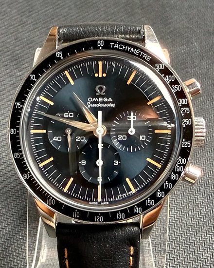 2026 Omega Speedmaster Professional Moonwatch 39.7MM Grey Dial Leather Strap (310.32.40.50.06.001)