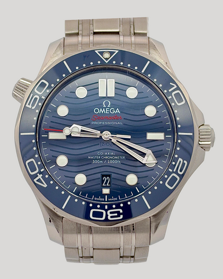 Omega Seamaster Diver 300M 42MM Blue Dial Steel Bracelet (210.32.42.20.03.001)
