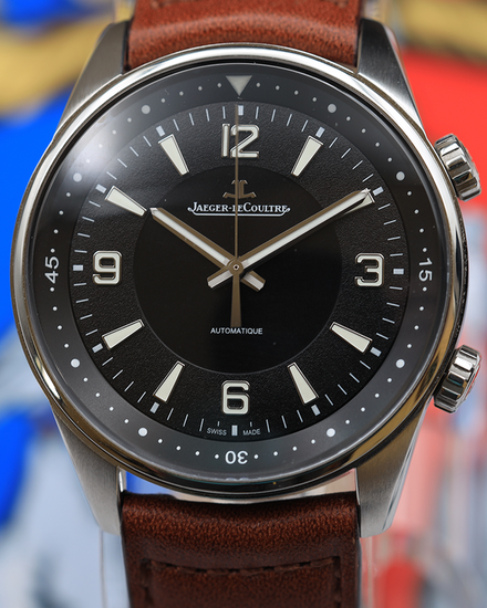 2022 Jaeger-LeCoultre Polaris 41MM Black Dial Leather Strap (Q9008471)