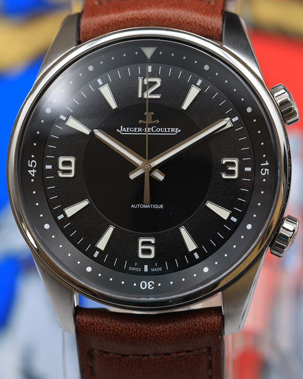 2022 Jaeger-LeCoultre Polaris 41MM Black Dial Leather Strap (Q9008471)