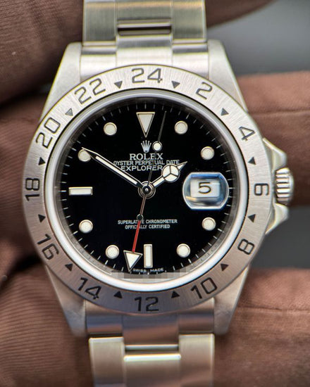 Rolex Explorer 40MM Black Dial Oyster Bracelet (16570)