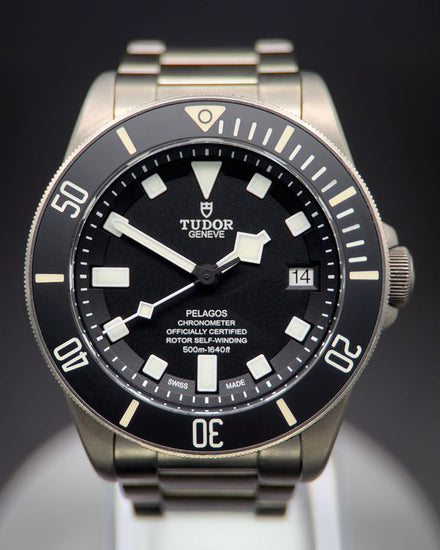 2017 Tudor Pelagos 42MM Black Dial Titanium Bracelet (25600TN)
