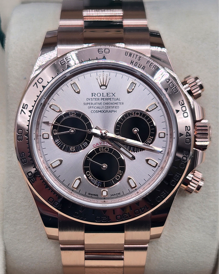 2023 Rolex Cosmograph Daytona 40MM Sundust Dial Rose Gold Oyster Bracelet (116505)