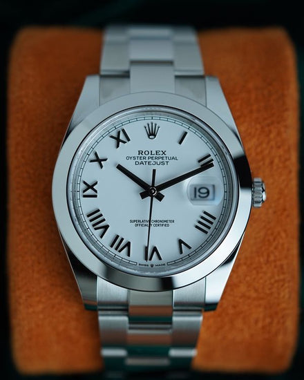 2026 Rolex Datejust 41MM White Dial Oyster Bracelet (126300)