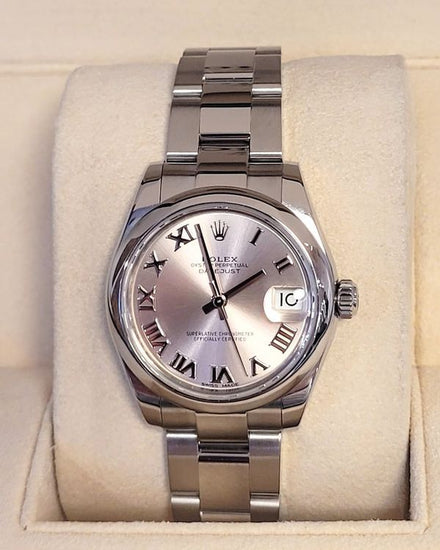 2017 Rolex Datejust 31MM Pink Dial Oyster Bracelet (178240)