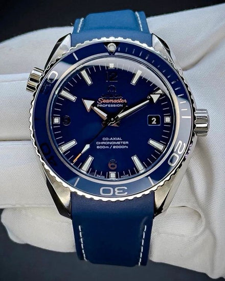 2023 Omega Seamaster Planet Ocean 600M 45.5MM Blue Dial Rubber Strap (232.92.46.21.03.001)