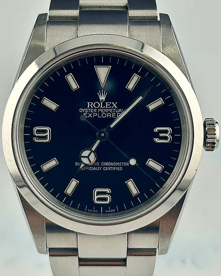Rolex Explorer 36MM Black Dial Oyster Bracelet (114270)