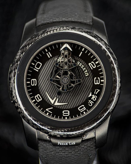 No Reserve - 2016 Ulysse Nardin Freak "Freaklab" L.E. 45MM Slate Dial Leather Strap (2103-138/CF-BQ)