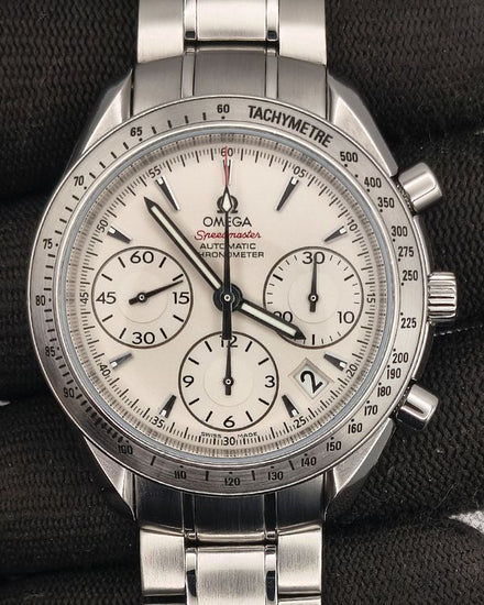 2013 Omega Speedmaster Date 40MM Silver Dial Steel Bracelet (323.10.40.40.02.001)