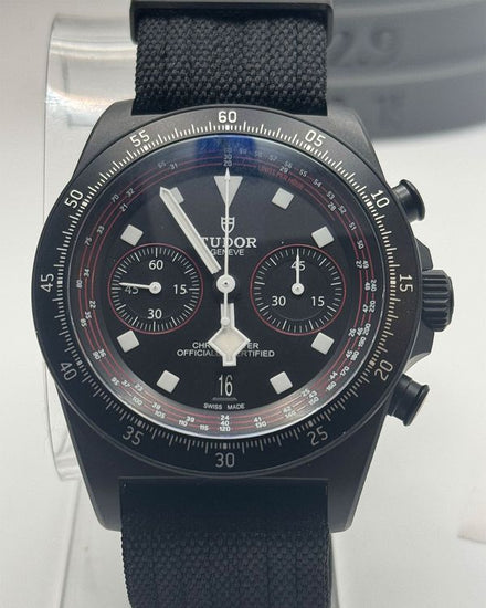 No Reserve - 2025 Tudor Pelagos FXD Chrono "Cycling Edition" 43MM Black Dial Textile Strap (25827KN)