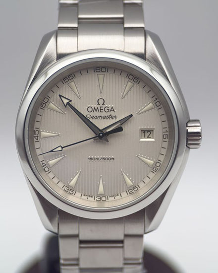 No Reserve - 2016 Omega Seamaster Aqua Terra 150M 38.5MM Quartz Silver Dial Steel Bracelet (231.10.39.60.02.001)