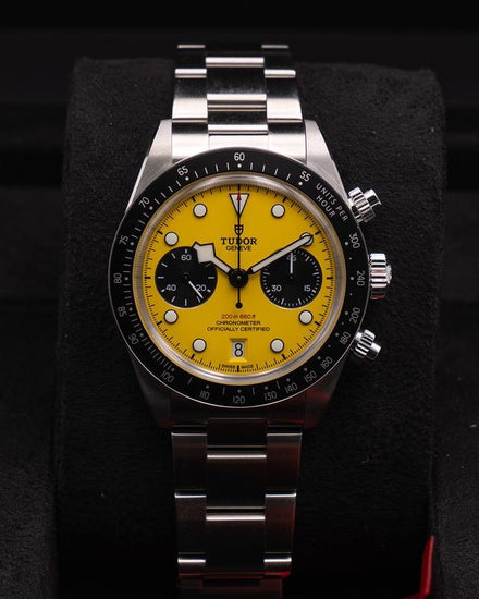 2026 Tudor Black Bay Chrono 39MM Yellow Dial Steel Bracelet (79310N)