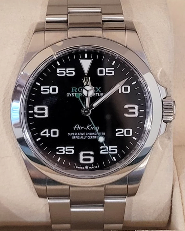 Rolex Air-King 40MM Black Dial Oyster Bracelet (126900)