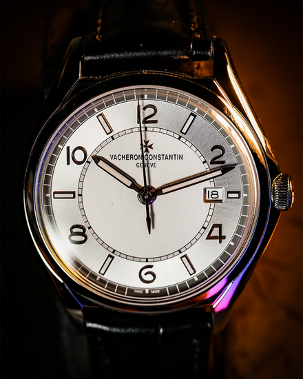 No Reserve - 2021 Vacheron Constantin Fiftysix 40MM Silver Dial Leather Strap (4600E/000A-B442)