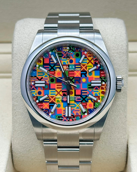2026 Rolex Oyster Perpetual 41MM Multicolor "Jubilee" Dial Oyster Bracelet (134300)